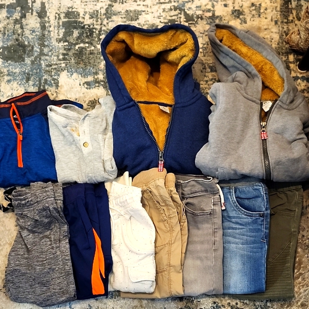 4T Boys' Bundle of Hoodies, Shirts, & Pants